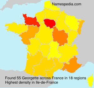 Surname Georgette in France Surname Georgette in France