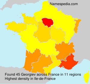 Familiennamen Georgiev - France