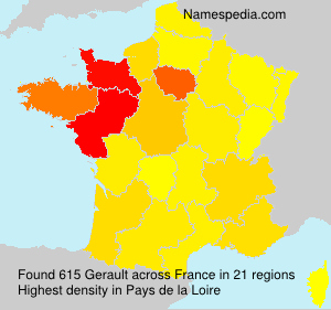Surname Gerault in France Surname Gerault in France
