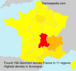 Surname Gerenton in France Surname Gerenton in France