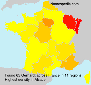 Surname Gerhardt in France Surname Gerhardt in France