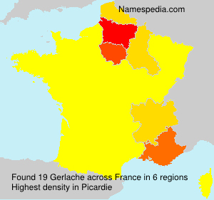 Surname Gerlache in France Surname Gerlache in France