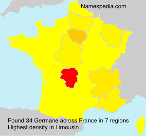 Surname Germane in France Surname Germane in France