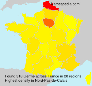 Surname Germe in France Surname Germe in France