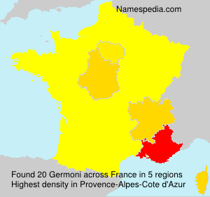 Surname Germoni in France Surname Germoni in France