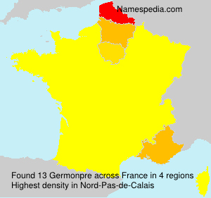 Surname Germonpre in France Surname Germonpre in France