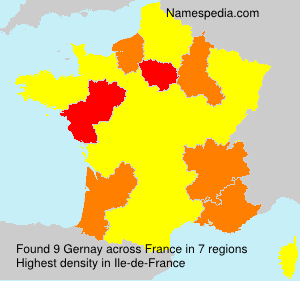 Surname Gernay in France Surname Gernay in France