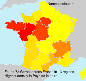 Surname Gernot in France