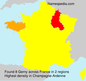 Surname Gerny in France Surname Gerny in France