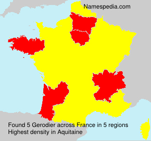 Surname Gerodier in France Surname Gerodier in France
