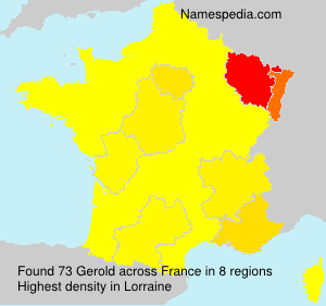Surname Gerold in France
