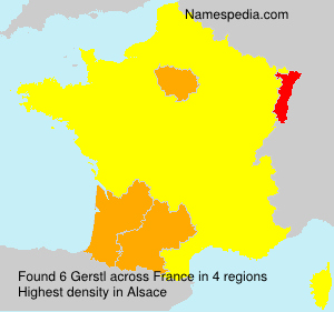 Surname Gerstl in France Surname Gerstl in France