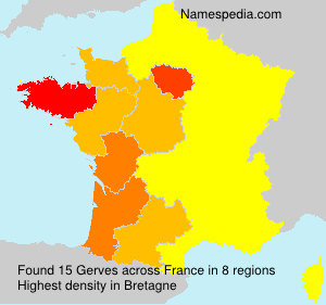Surname Gerves in France Surname Gerves in France