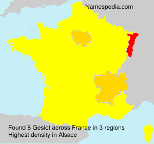 Surname Gesiot in France Surname Gesiot in France