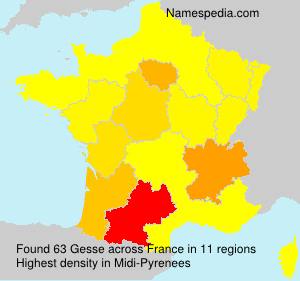 Surname Gesse in France Surname Gesse in France