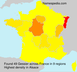 Surname Gessier in France Surname Gessier in France