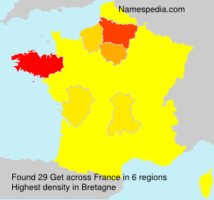 Surname Get in France Surname Get in France