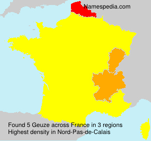 Surname Geuze in France Surname Geuze in France