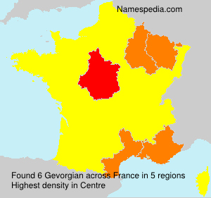 Surname Gevorgian in France Surname Gevorgian in France