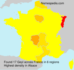 Surname Geyl in France Surname Geyl in France