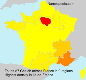 Surname Ghaleb in France Surname Ghaleb in France