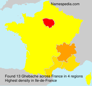 Surname Ghebache in France Surname Ghebache in France