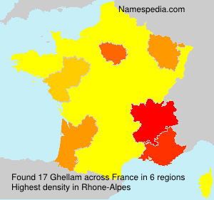 Surname Ghellam in France Surname Ghellam in France