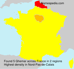 Surname Ghemar in France Surname Ghemar in France