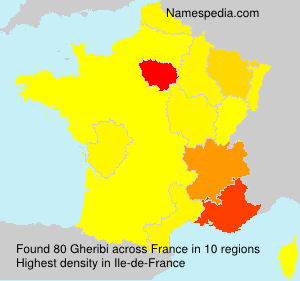 Surname Gheribi in France Surname Gheribi in France