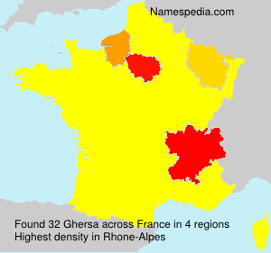 Surname Ghersa in France Surname Ghersa in France