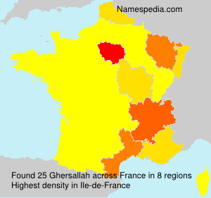 Surname Ghersallah in France Surname Ghersallah in France