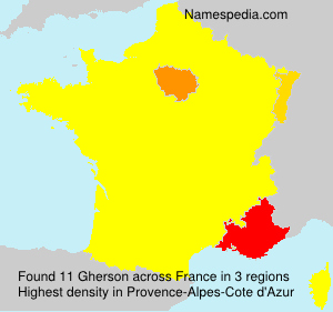 Surname Gherson in France Surname Gherson in France