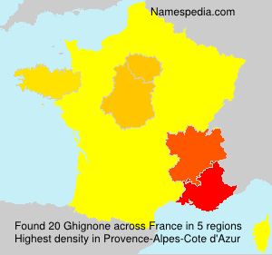 Surname Ghignone in France Surname Ghignone in France