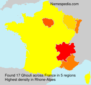 Surname Ghouli in France Surname Ghouli in France