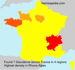 Surname Giacobone in France Surname Giacobone in France