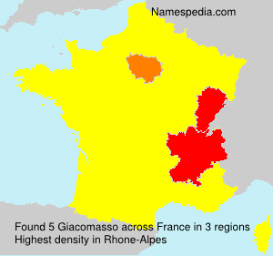 Surname Giacomasso in France Surname Giacomasso in France