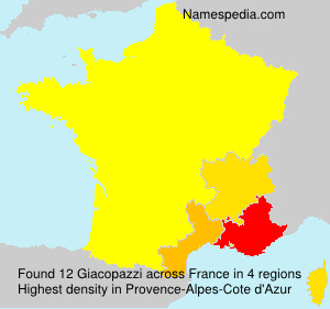 Surname Giacopazzi in France Surname Giacopazzi in France