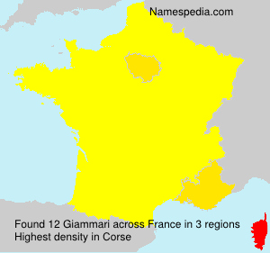 Surname Giammari in France Surname Giammari in France