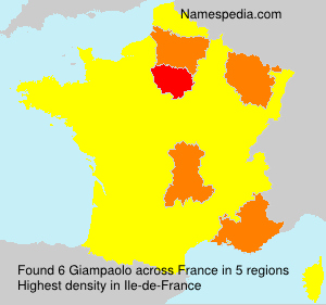 Surname Giampaolo in France Surname Giampaolo in France
