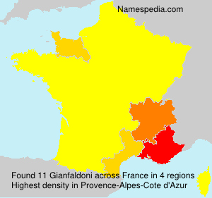 Surname Gianfaldoni in France Surname Gianfaldoni in France