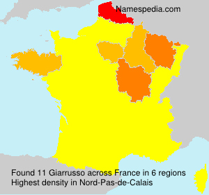 Surname Giarrusso in France Surname Giarrusso in France