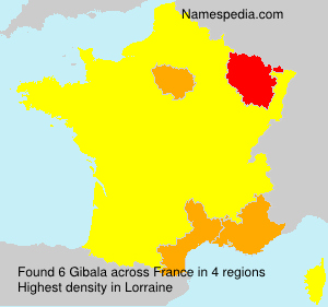 Surname Gibala in France Surname Gibala in France