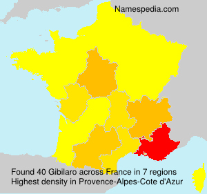 Surname Gibilaro in France Surname Gibilaro in France