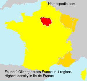 Surname Gilberg in France Surname Gilberg in France