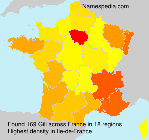 Surname Gill in France