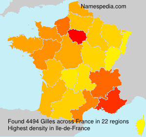 Surname Gilles in France Surname Gilles in France