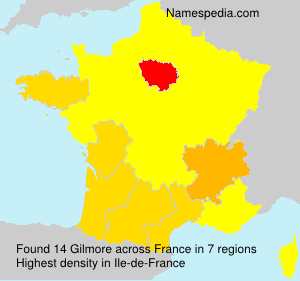 Surname Gilmore in France Surname Gilmore in France