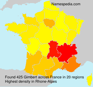 Surname Gimbert in France Surname Gimbert in France