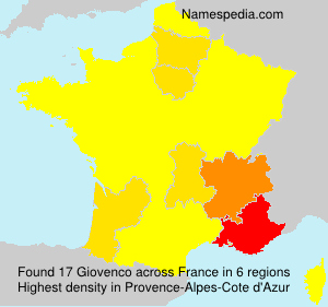 Surname Giovenco in France Surname Giovenco in France
