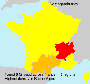 Surname Girbaud in France Surname Girbaud in France